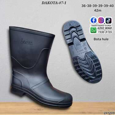 BOTA HOMBRE HULE FULL NEGRA 36-46  DAKOTA P19