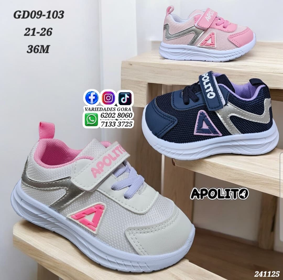 APOLITO ZAPATO NIÑA 21-26