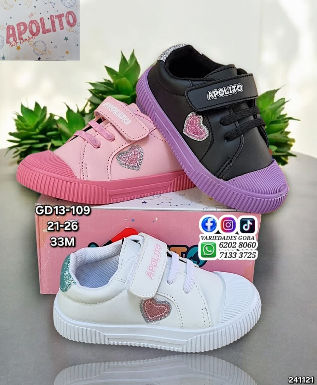 APOLITO ZAPATO NIÑA 21-26