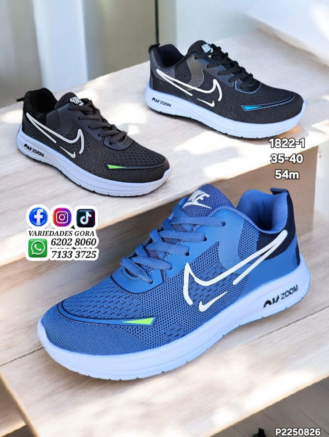 ZAPATO MARCA HOMBRE 35-40 NK P2