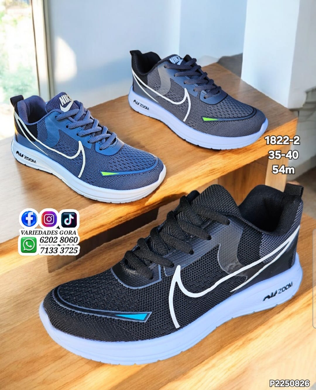 ZAPATO MARCA HOMBRE 35-40 NK P2