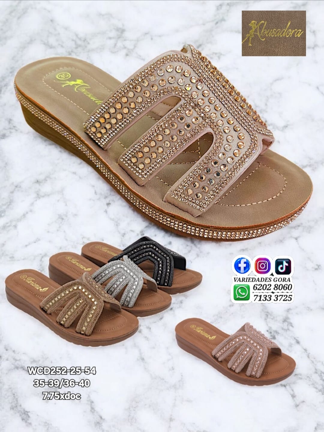 SANDALIA METER DAMA 35-40 ABUSADORA P47