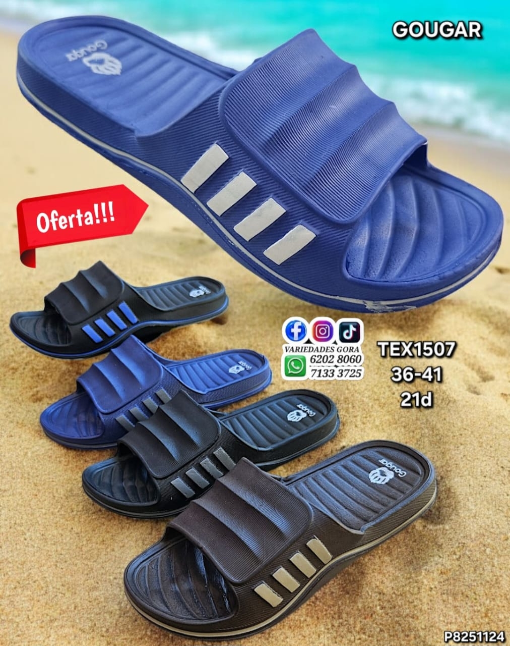 YINA METER HOMBRE 36-41 GOUGAR P8