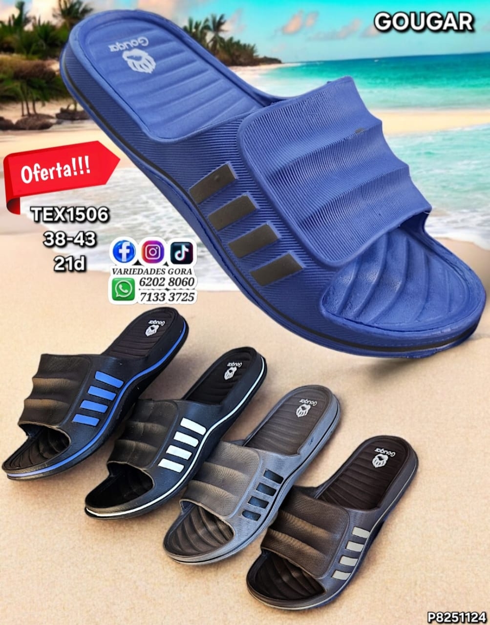 YINA METER HOMBRE 38-43 GOUGAR P8