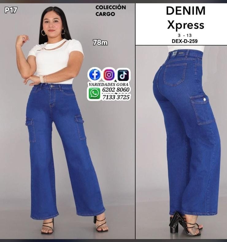 PANTALON DAMA 3-13 DENIM XPRESS P17