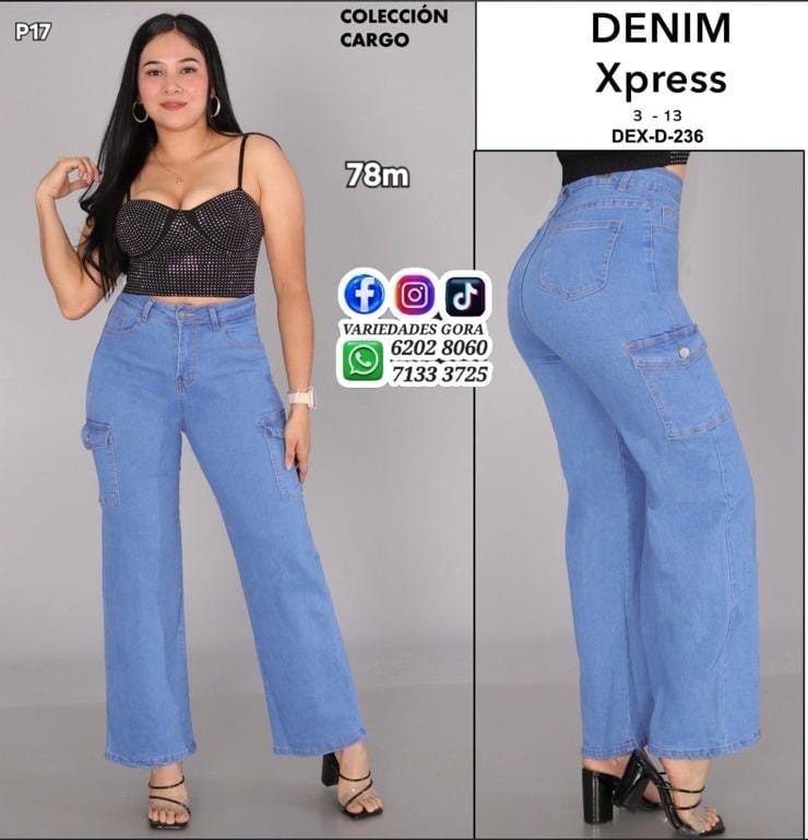 PANTALON DAMA 3-13 DENIM XPRESS P17