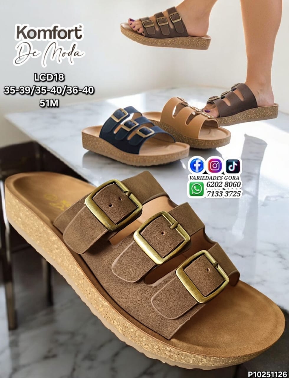 SANDALIA METER DAMA 35-40 KOMFORT P10