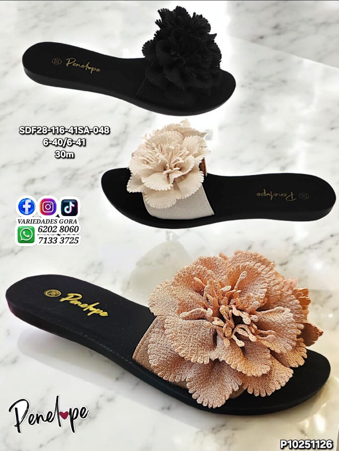 SANDALIA DAMA  METER DAMA 36-41 PENELOPE P10