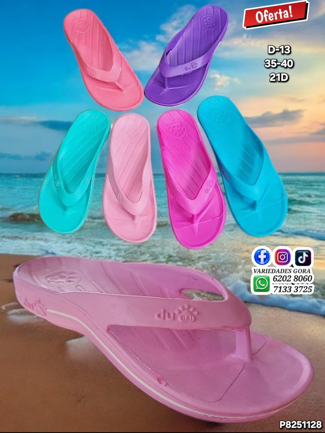 OFERTA YINA DEDO DAMA COLORES 35-40 DUBAI P8