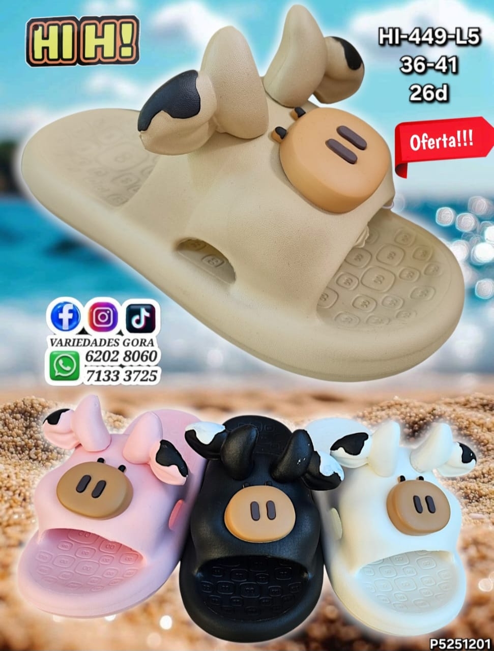 OFERTA YINA DAMA HIHI VAQUITA DE METER 36-41 P5 