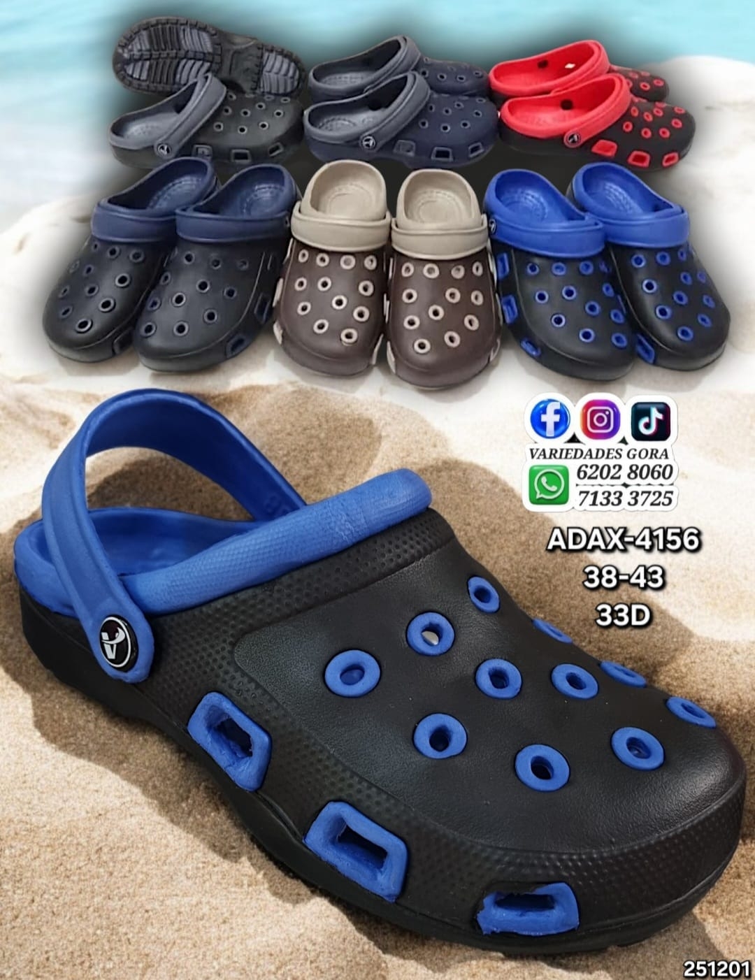 SAPO HOMBRE 38-43 ADAX P7