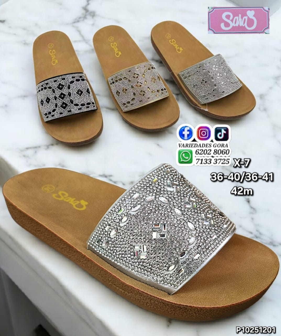 SANDALIA METER DAMA 36-41 SARA P10