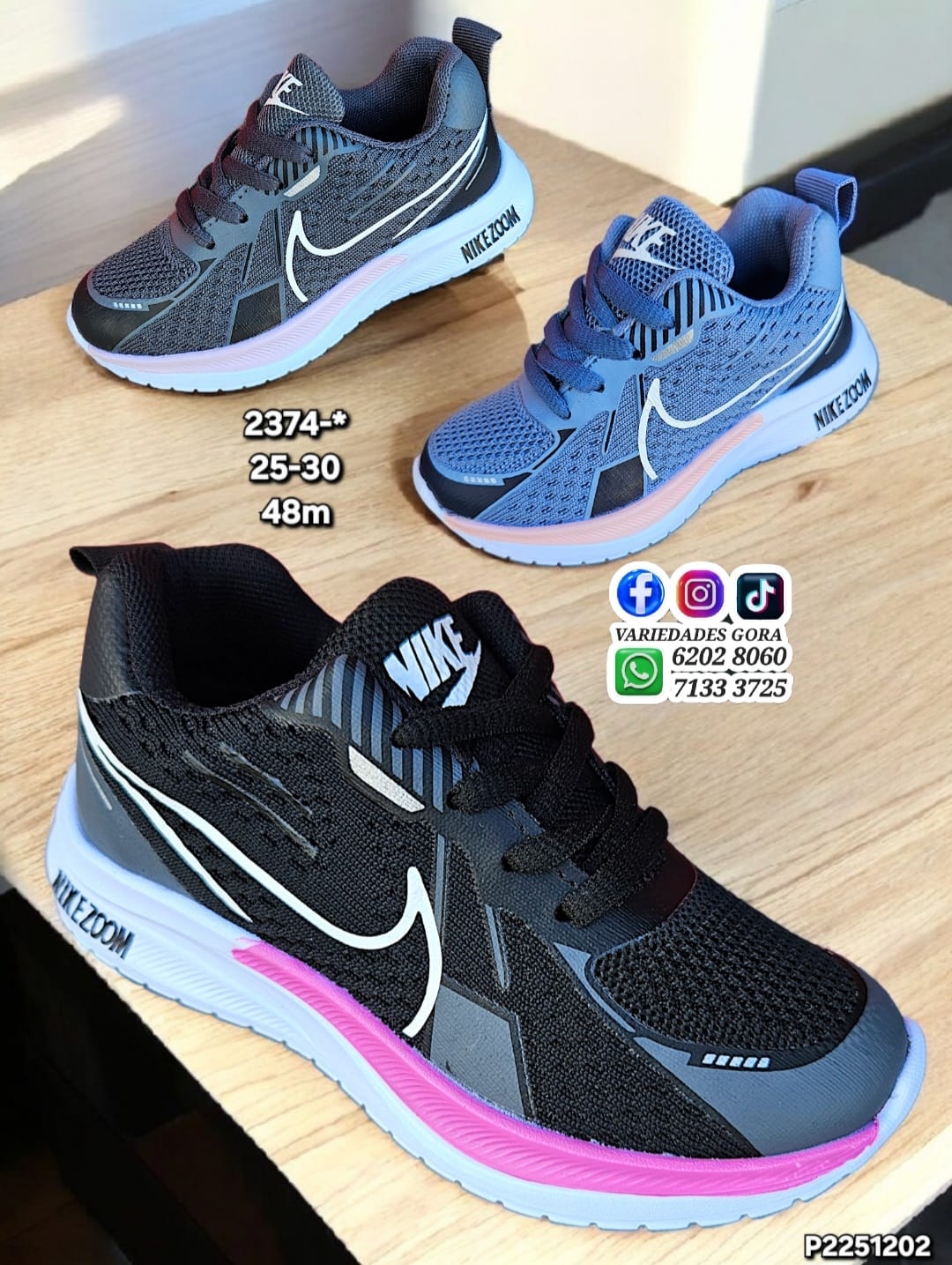 ZAPATO NIÑA MARCA NK 25-30 P2