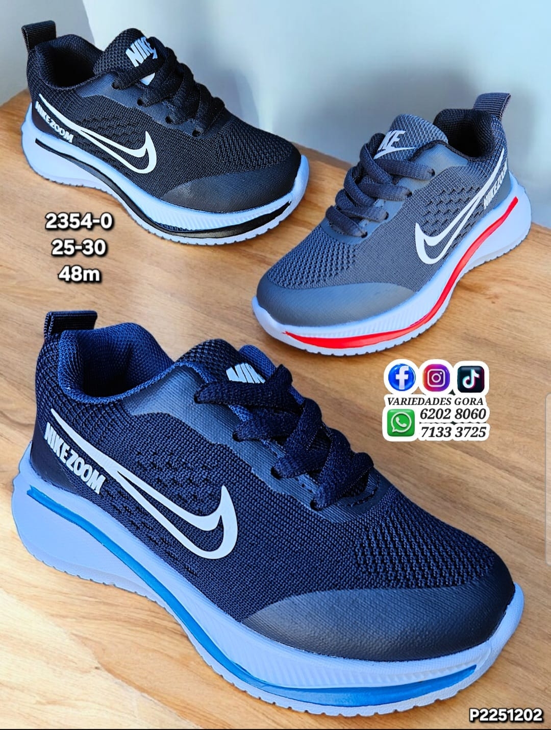 ZAPATO NIÑO MARCA NK 25-30 P2