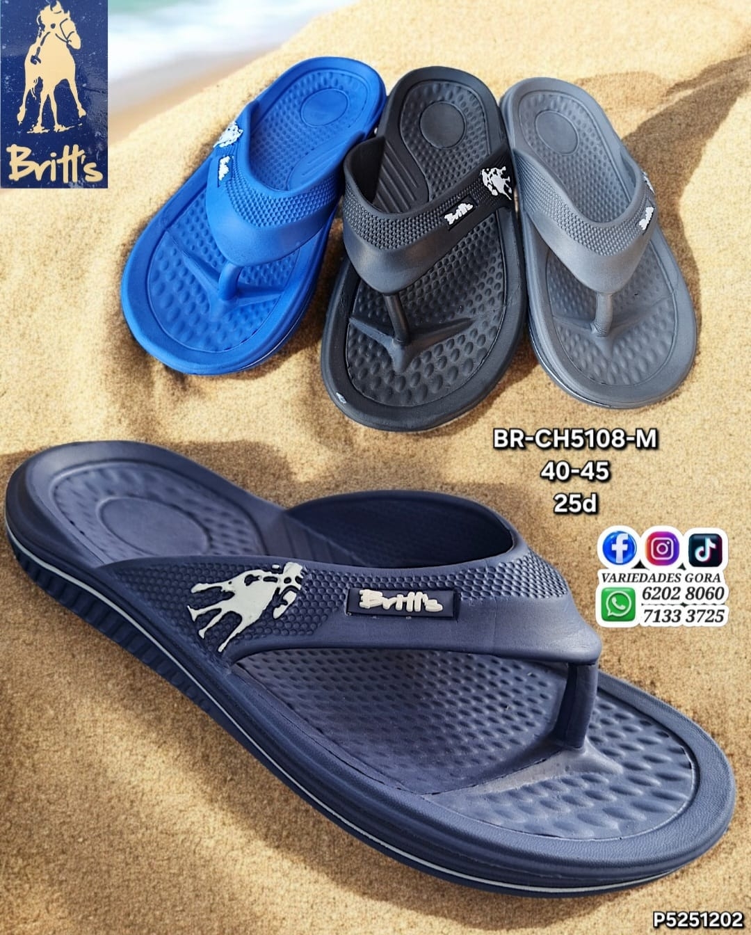 YINA HOMBRE MOLSER DEDO 40-45 P5