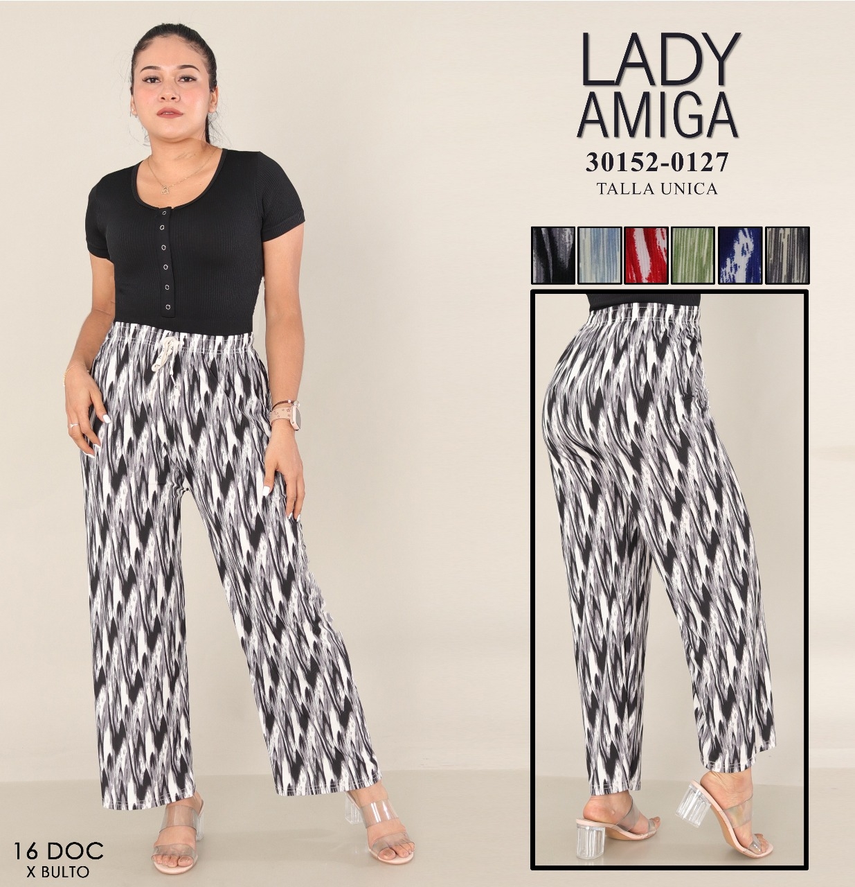 PALAZO PARA DAMA T/U LADY AMIGA P17