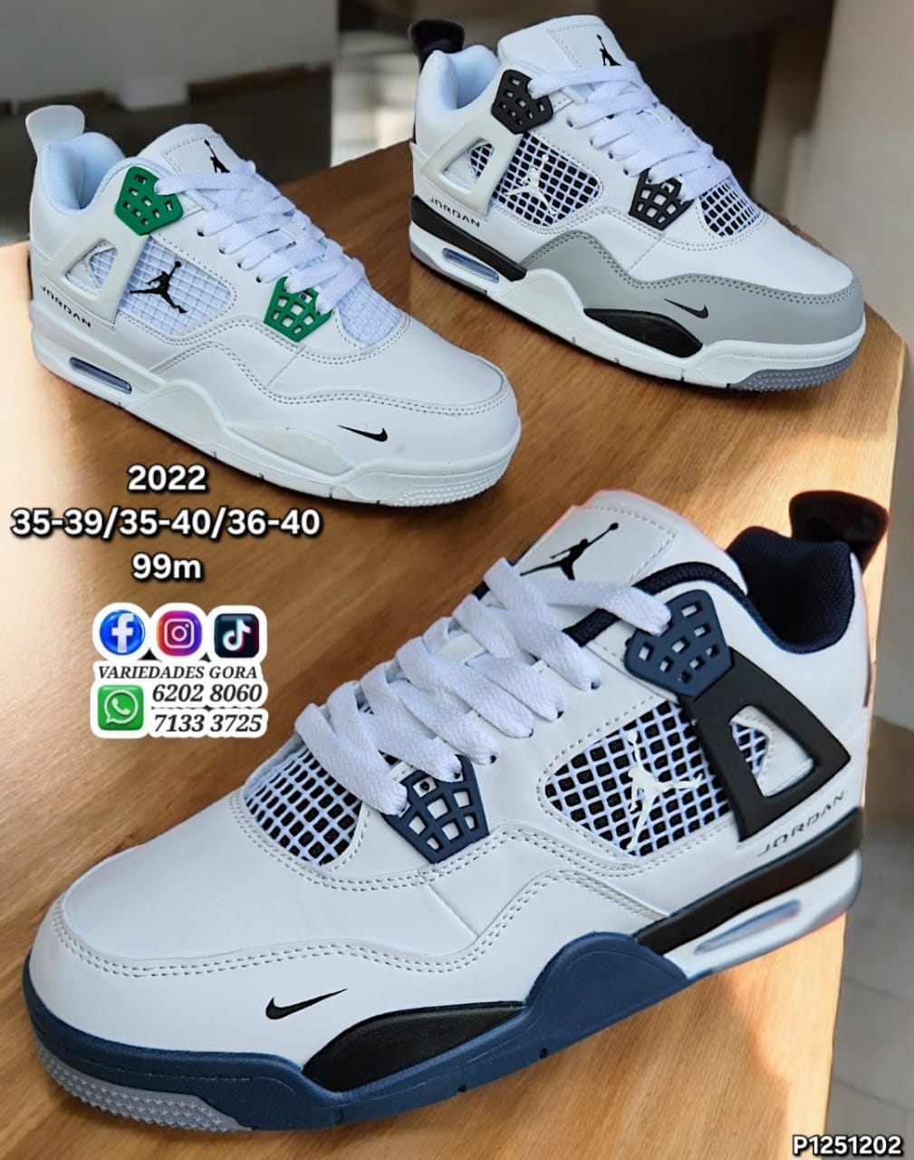 ZAPATO HOMBRE RETRO JORDAN 35-40 P1