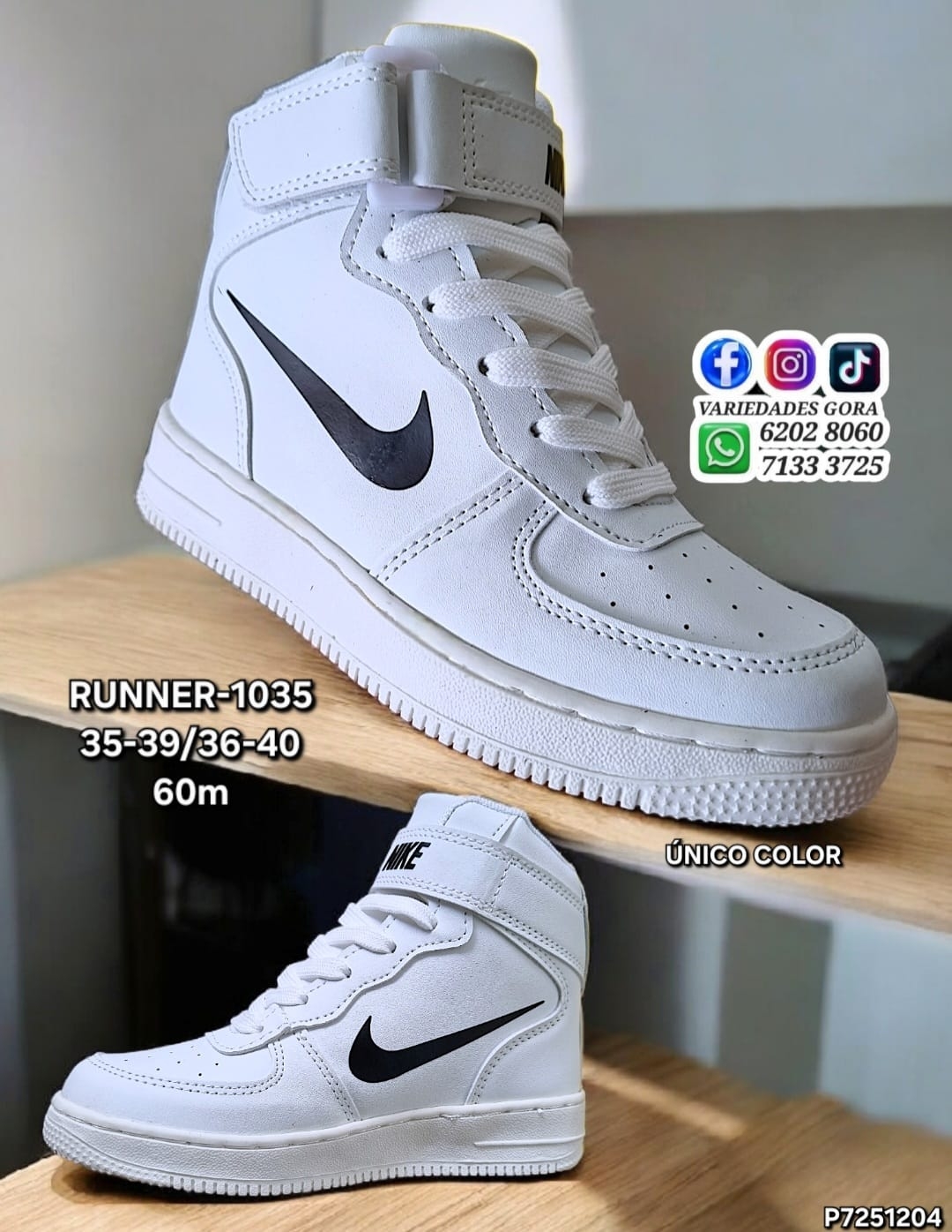 ZAPATO HOMBRE MARCA NK 35-40 P7