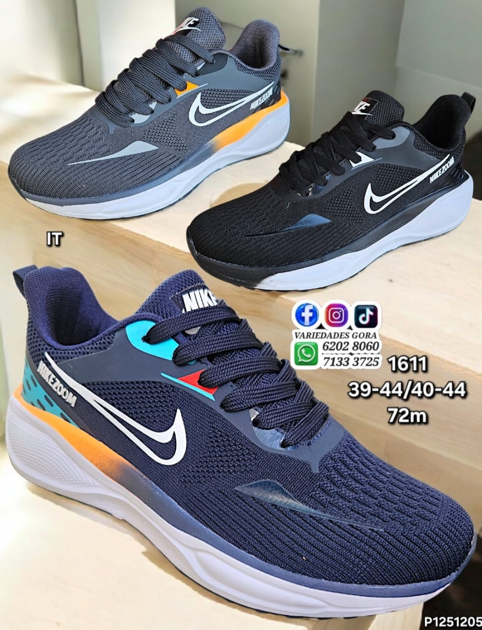 ZAPATO HOMBRE MARCA NK  39-44 P1