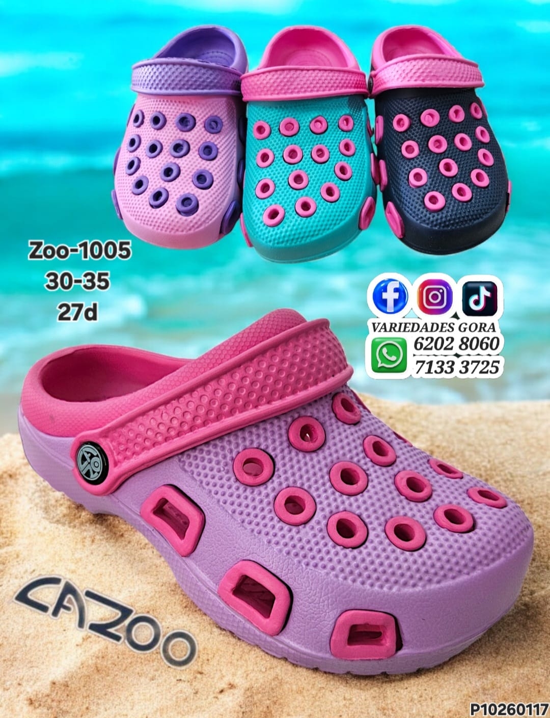 SAPO NIÑA DOBLE SUELA CAZOO 30-35 P10