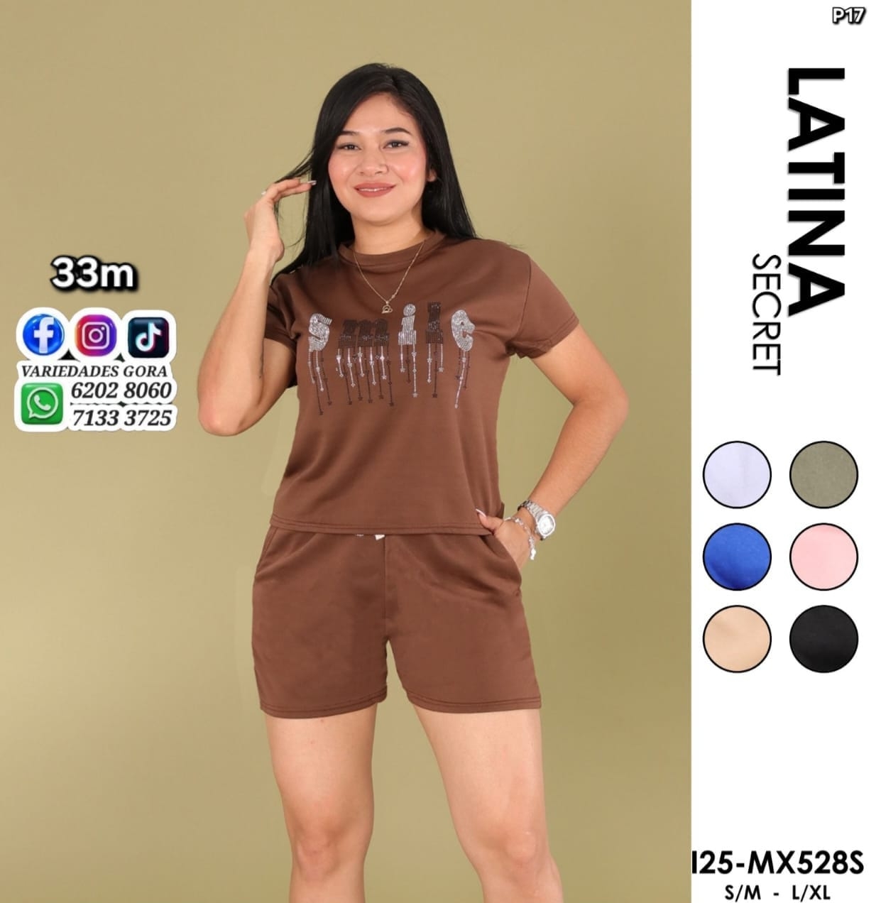 CONJUNTO DAMA S/M-L/XL LATINA SECRET P17