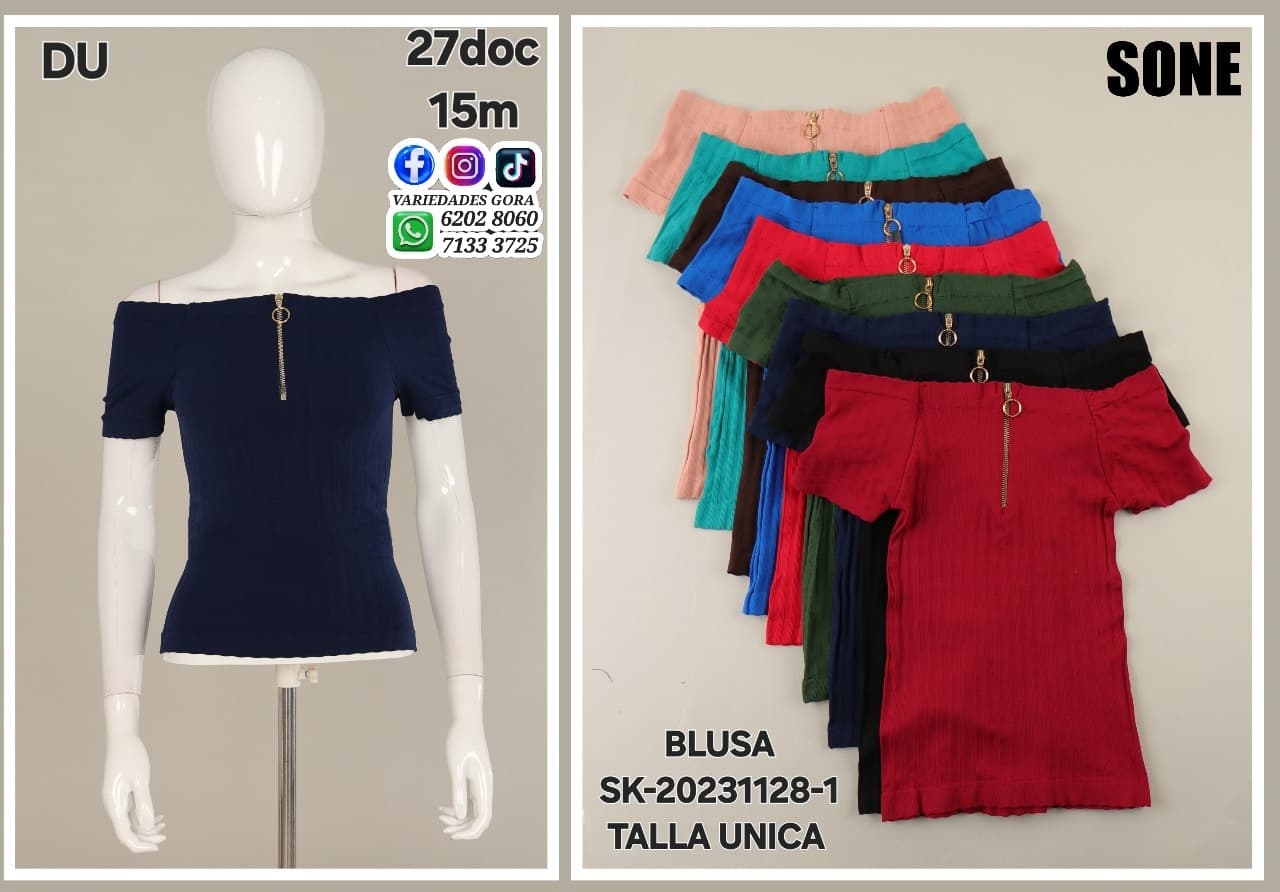 BLUSA DAMA T/U SONE P17