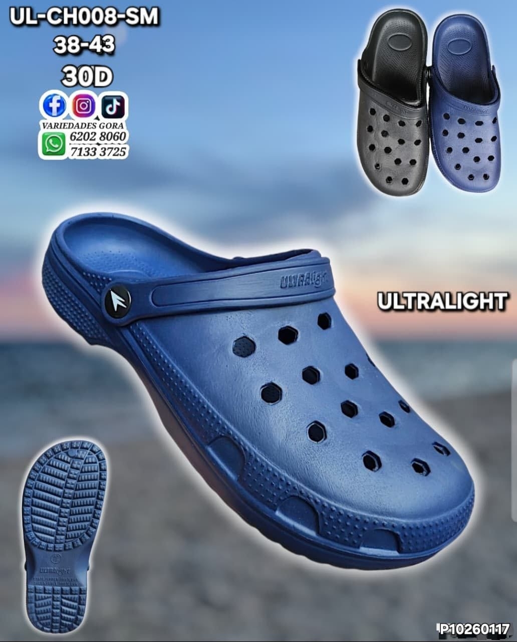 SAPO HOMBRE ULTRALIGHT AZUL-NEGRO 38-43 P10