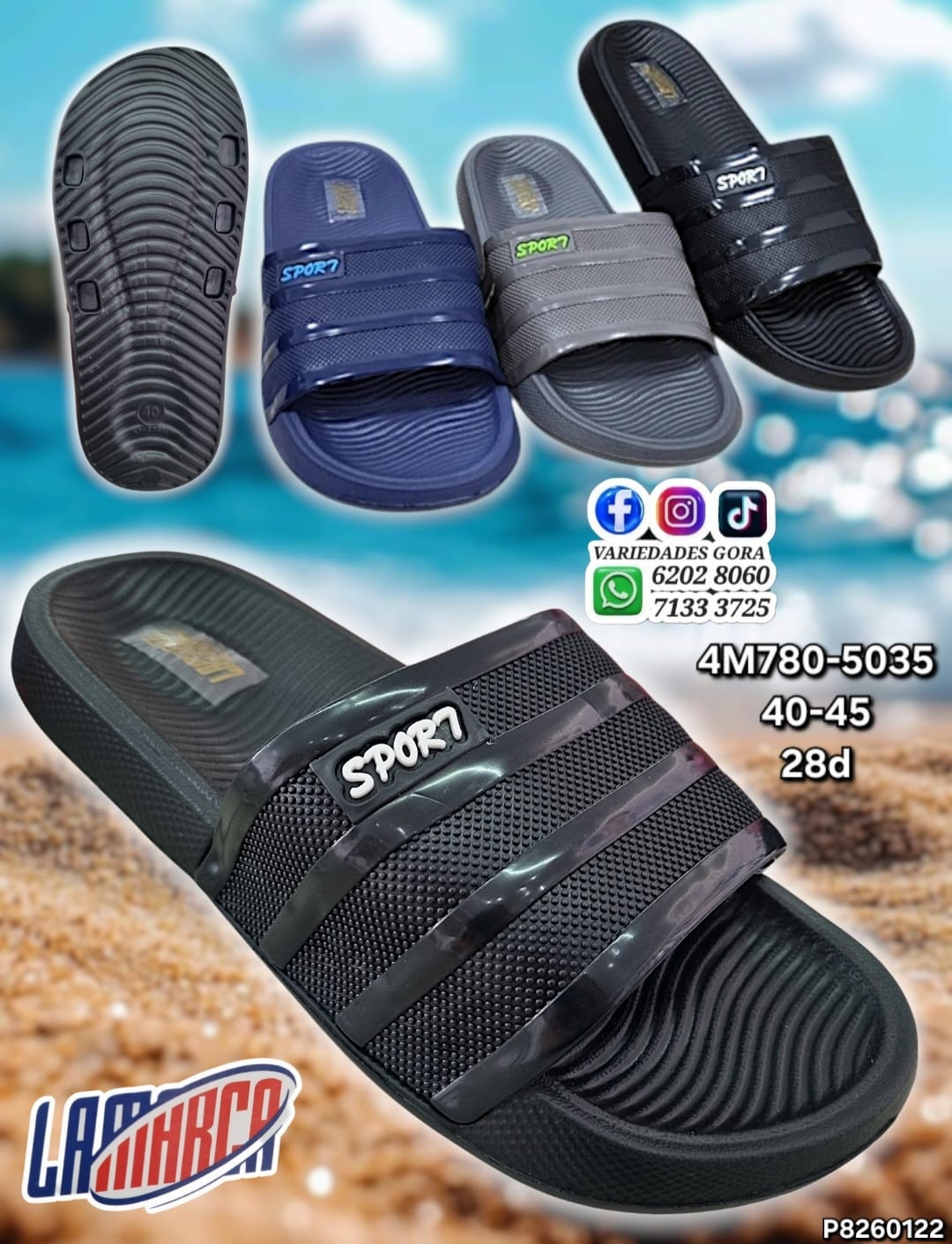 YINA METER HOMBRE 40-45 LAMARCA P8