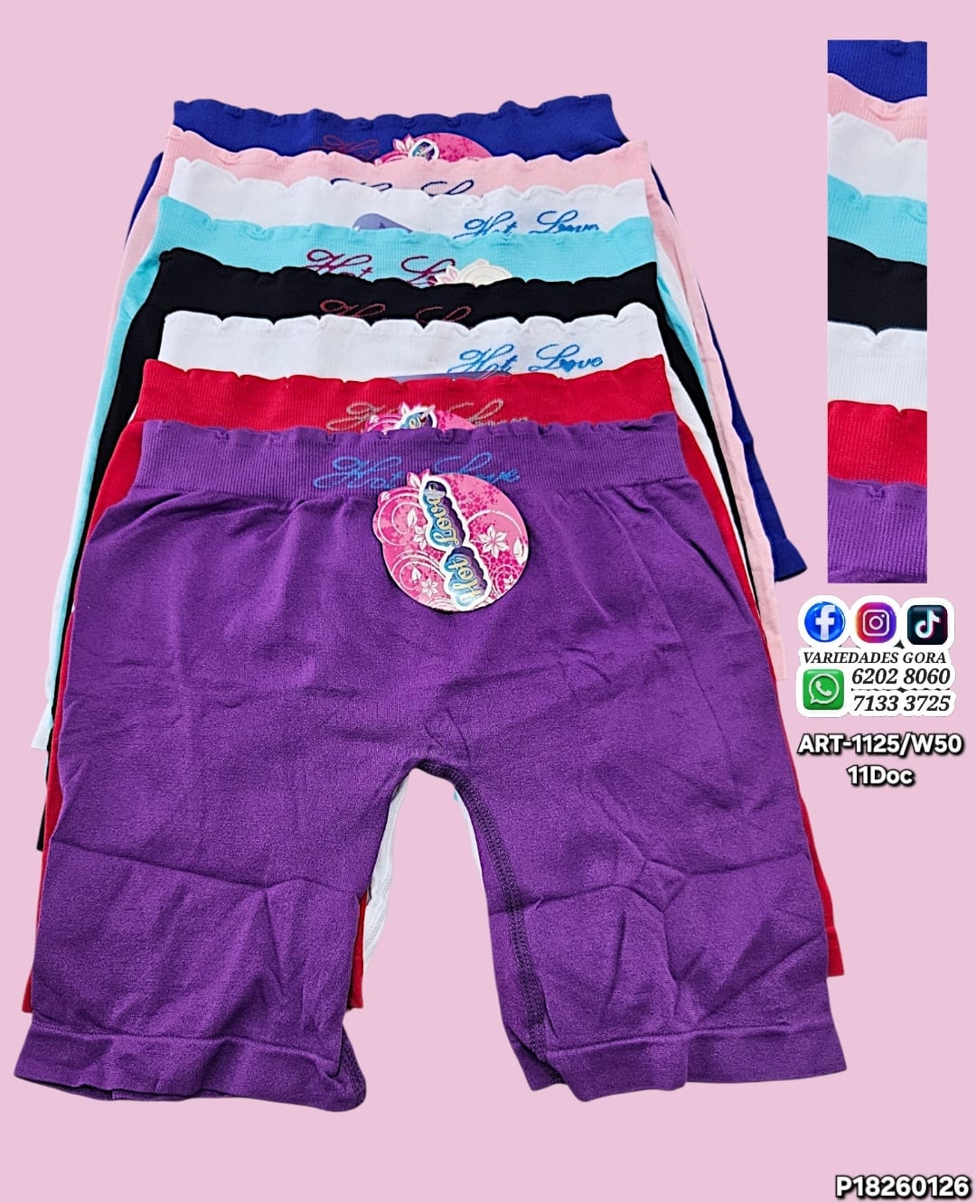 PANTALETA NIÑA  T/U HOT LOVE P18