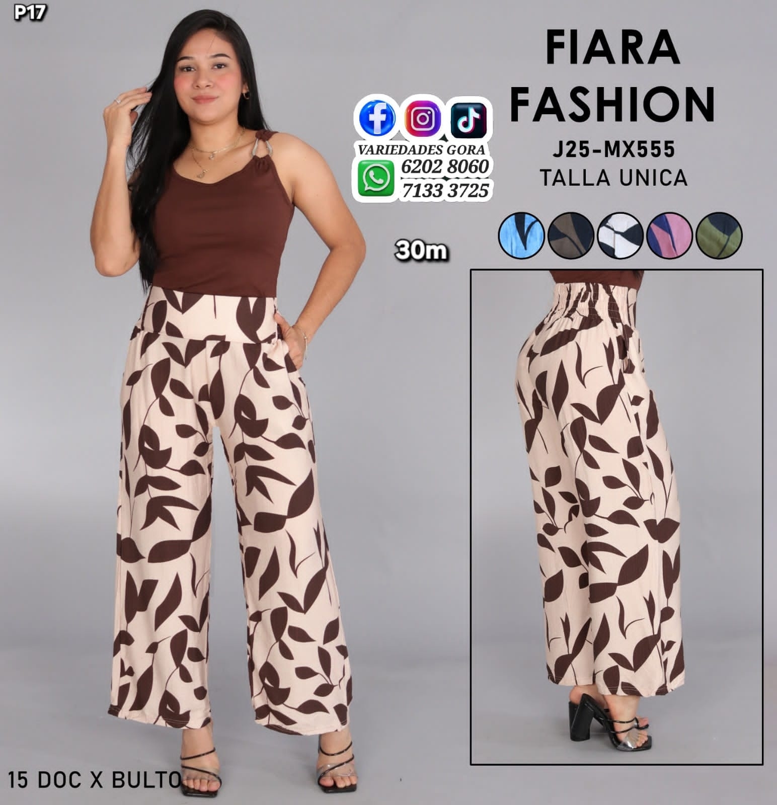 PANTALON DAMA T/U FIARA FASHION P17