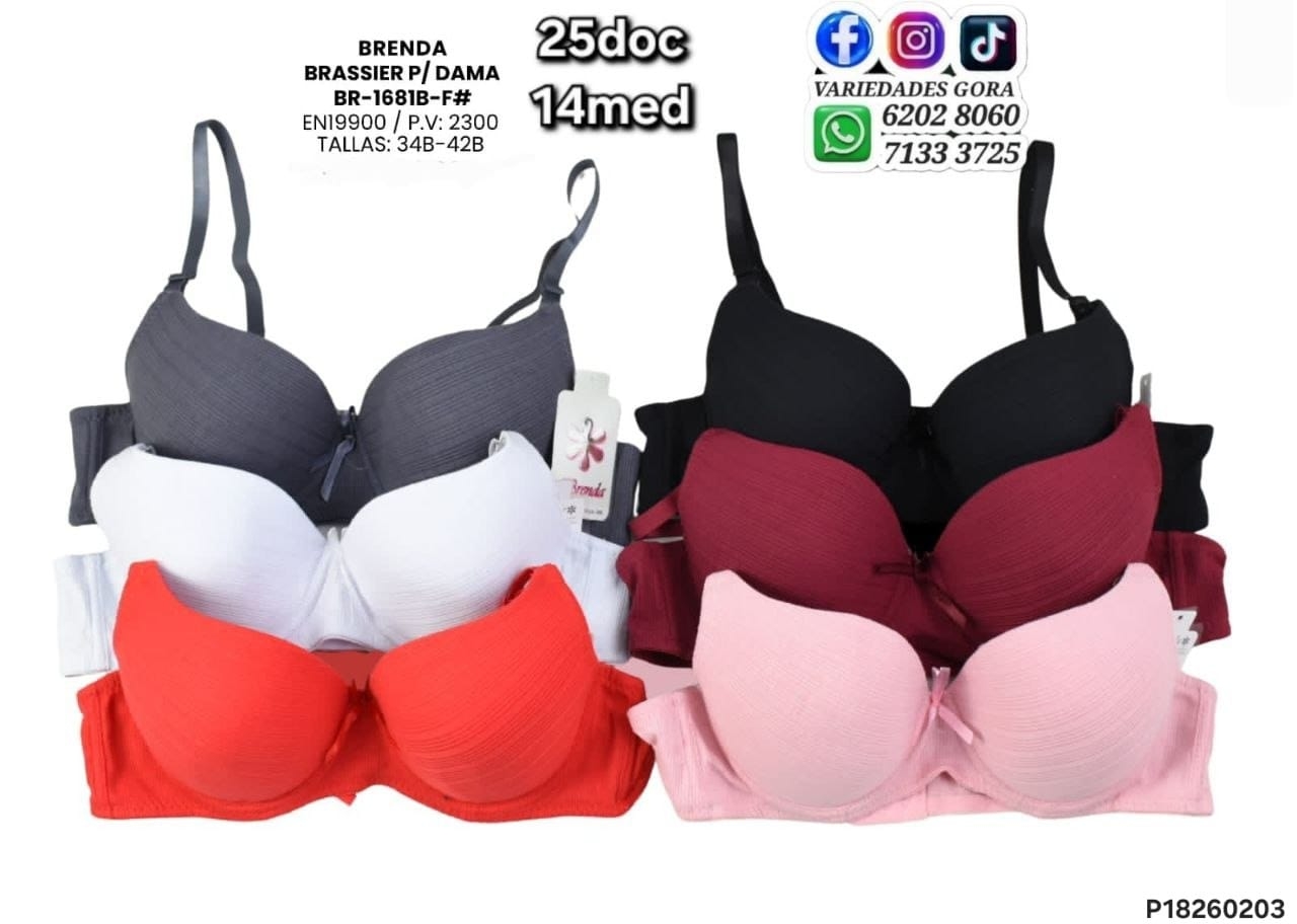 BRASSIER DAMA 34B-42B BRENDA P18
