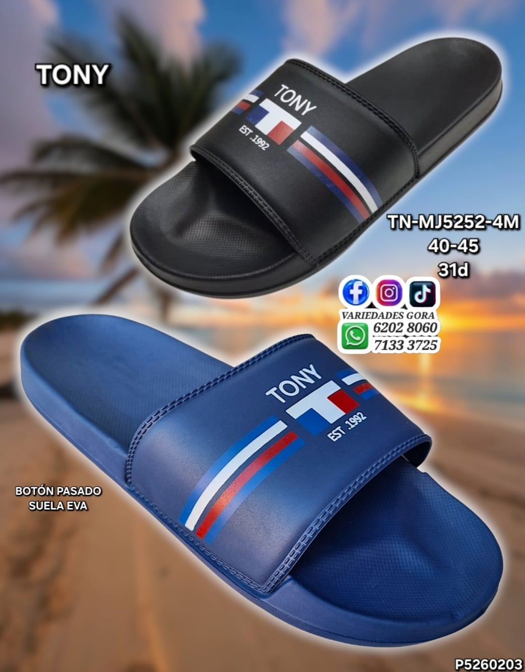 YINA HOMBRE TONY 40-45 DE METER P5