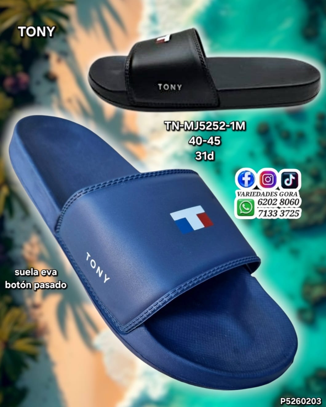 YINA HOMBRE TONY 40-45 DE METER P5