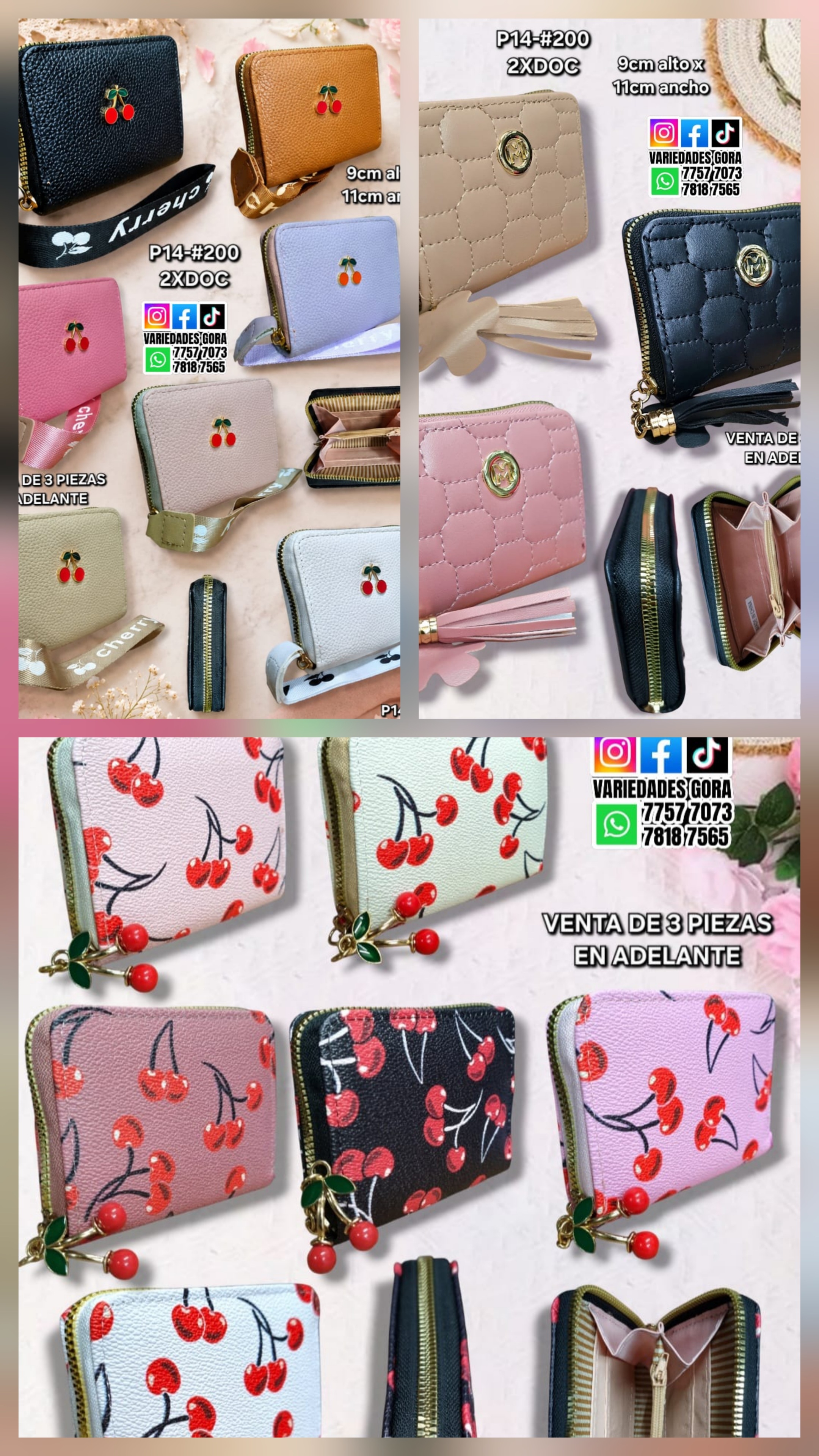 BILLETERA DAMA 1 ZIPPER 9ALX11AN P1
