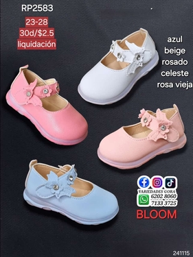 BLOOM ZAPATO NIÑA 23-28 LIQUIDACION