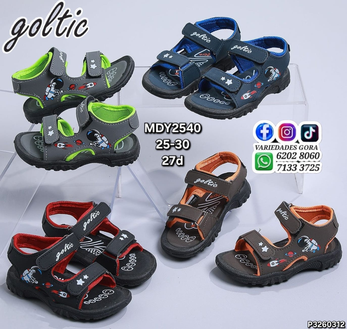 SANDALIA NIÑO GOLTIC 25-30 P3