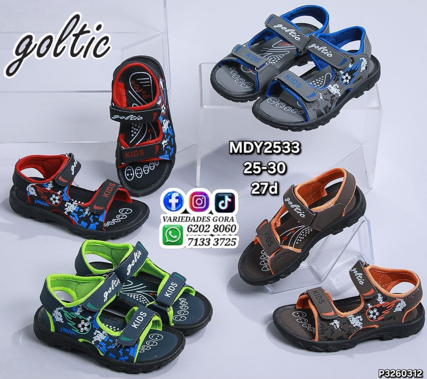 SANDALIA NIÑO GOLTIC 25-30 P3