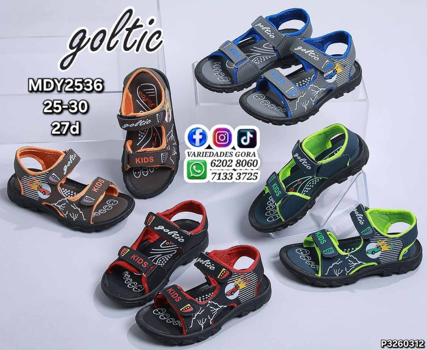 SANDALIA NIÑO GOLTIC 25-30 P3