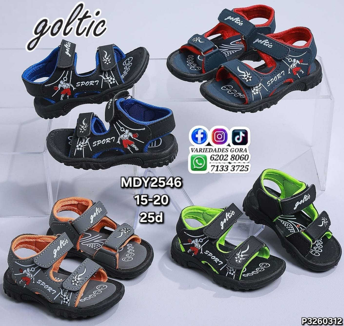 SANDALIA NIÑO GOLTIC 15-20 P3