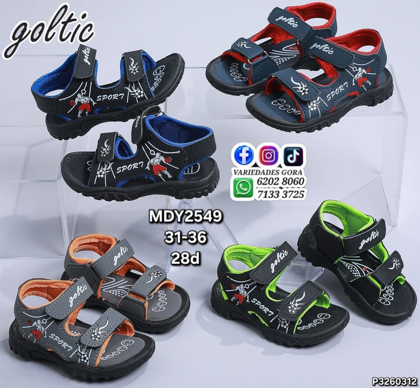 SANDALIA NIÑO GOLTIC 31-36 P3