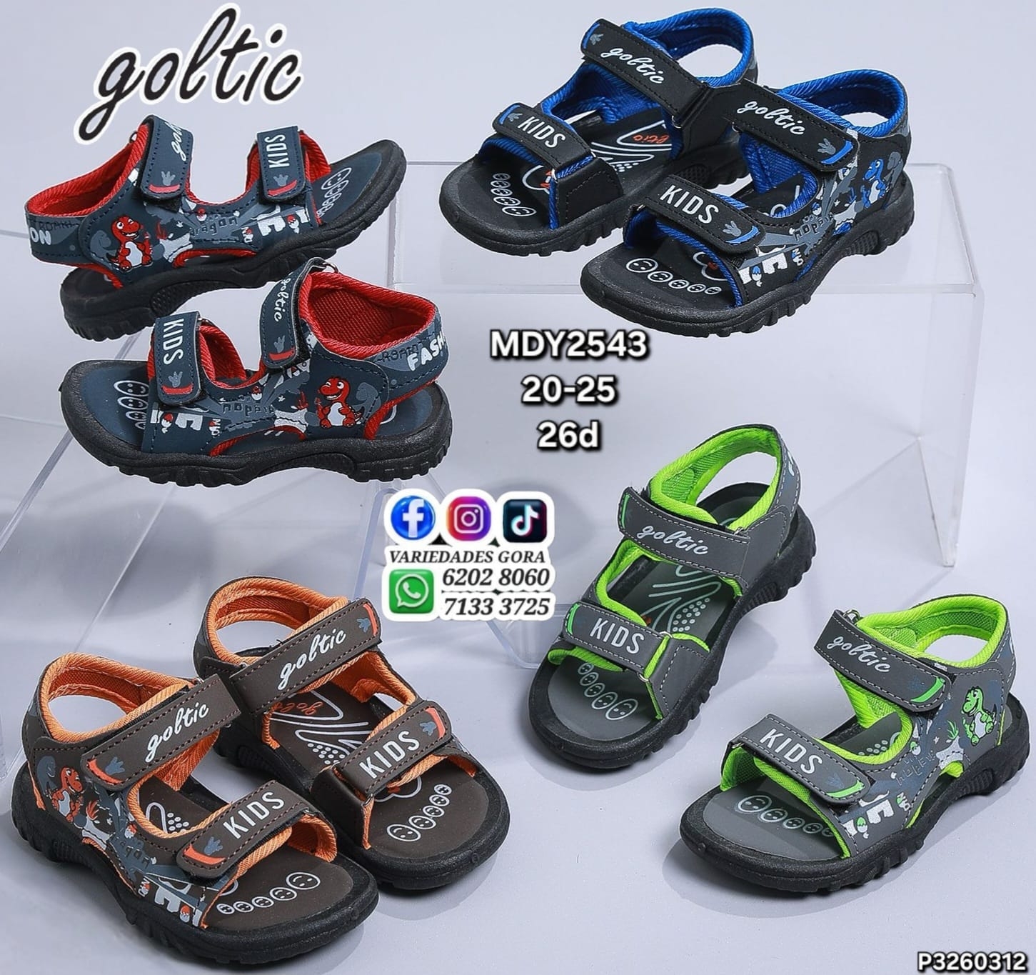 SANDALIA NIÑO GOLTIC 20-25 P3