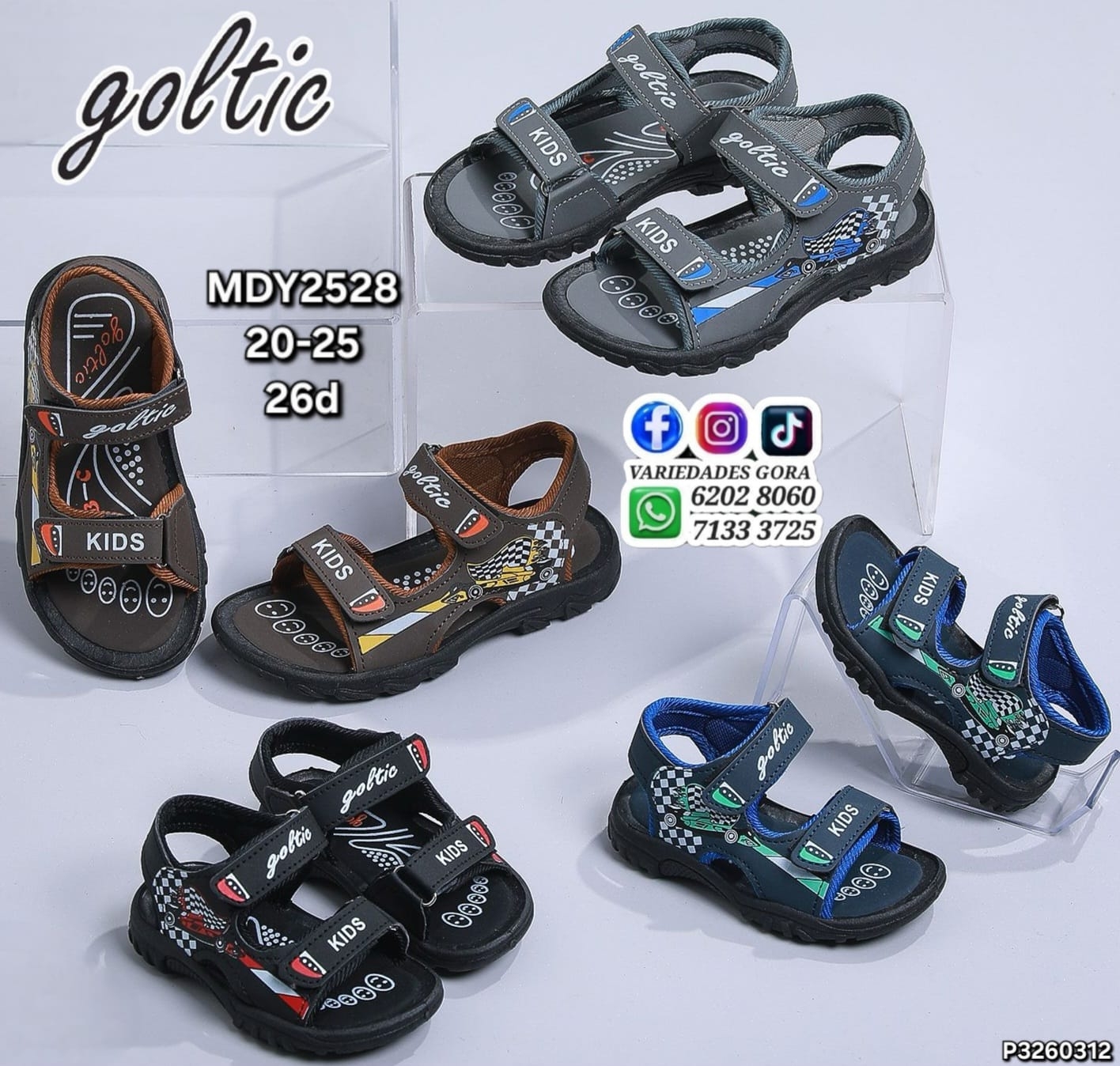 SANDALIA NIÑO GOLTIC 20-25 P3