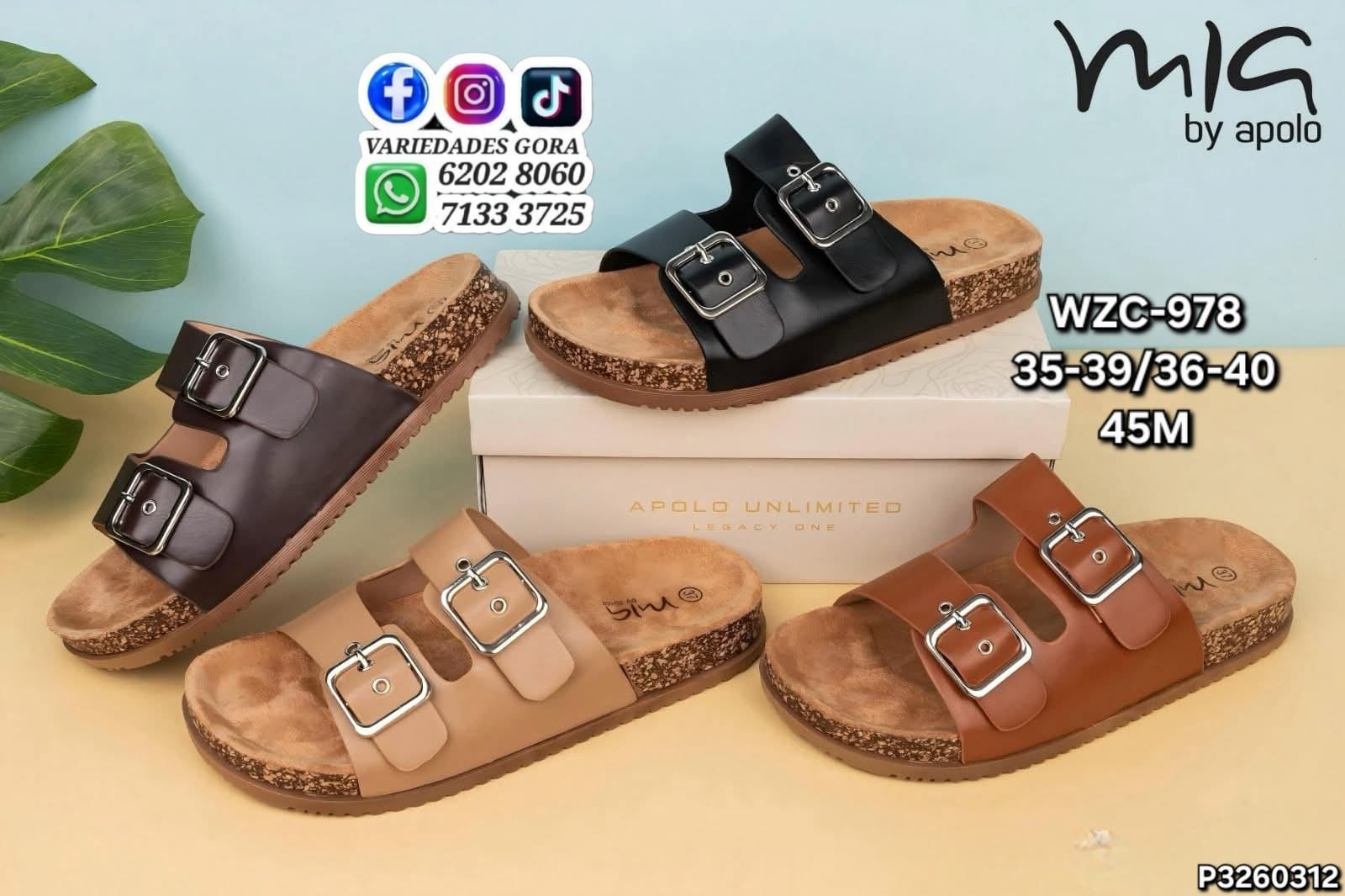 SANDALIA DAMA MIA 35-40 DE METER P3