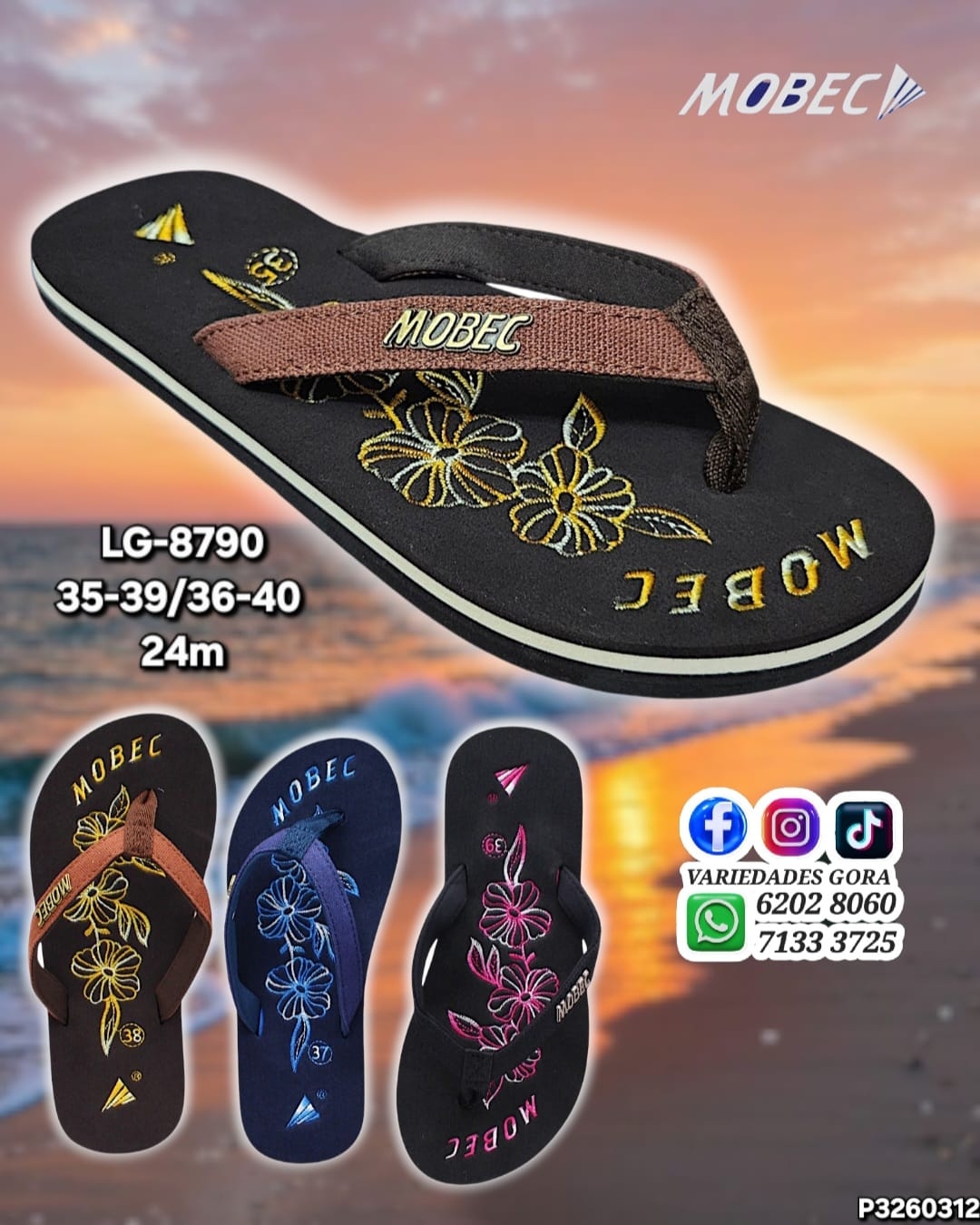 YINA DAMA MOBEC BORDADA 35-40 P3