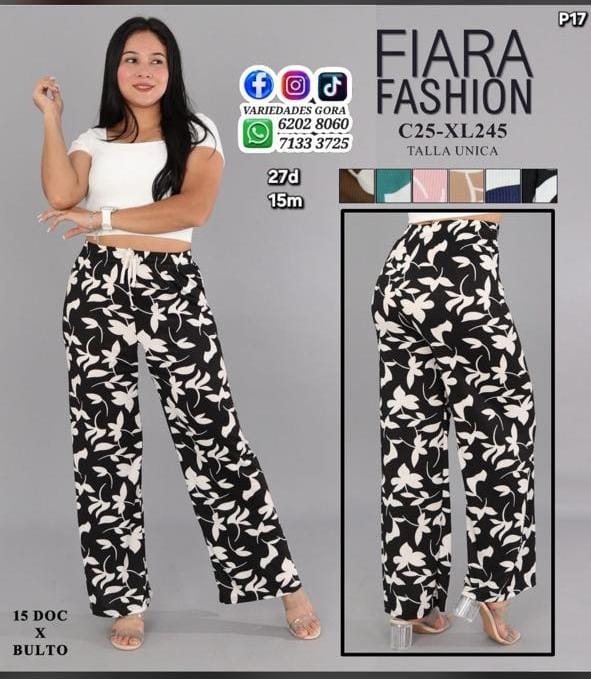 PANTALON DAMA FIARA FASHION TALLA UNICA P17