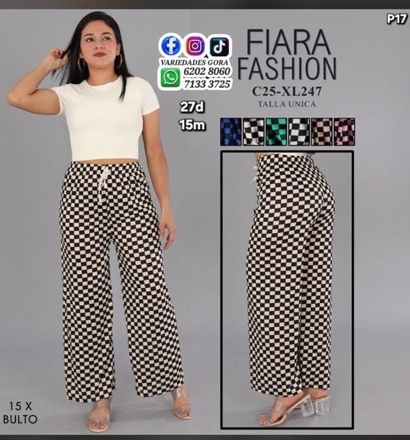 PANTALON DAMA FIARA FASHION TALLA UNICA P17