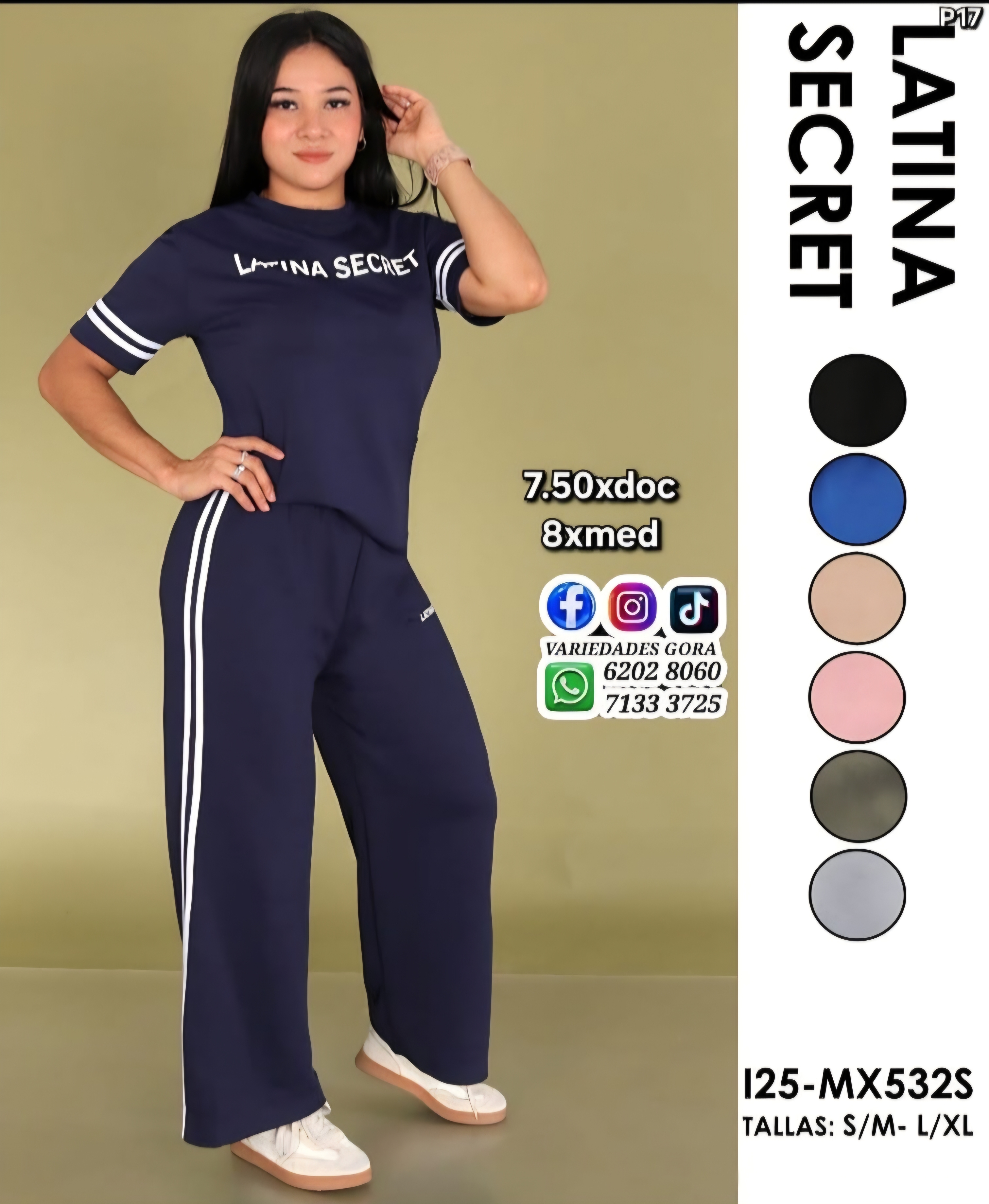 CONJUNTO DAMA LATINA SECRET 