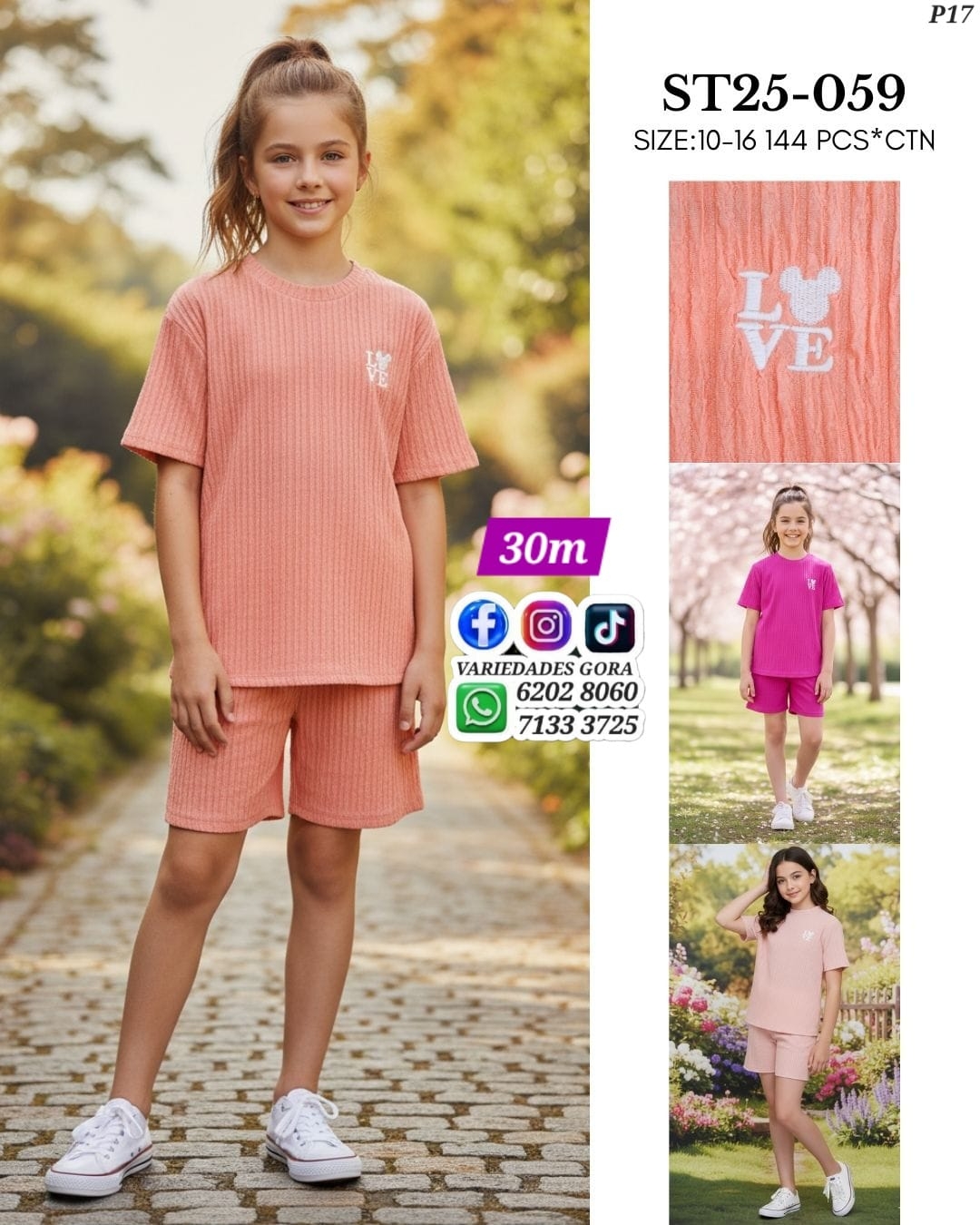 CONJUNTO NIÑA LOVE 10-16 P17