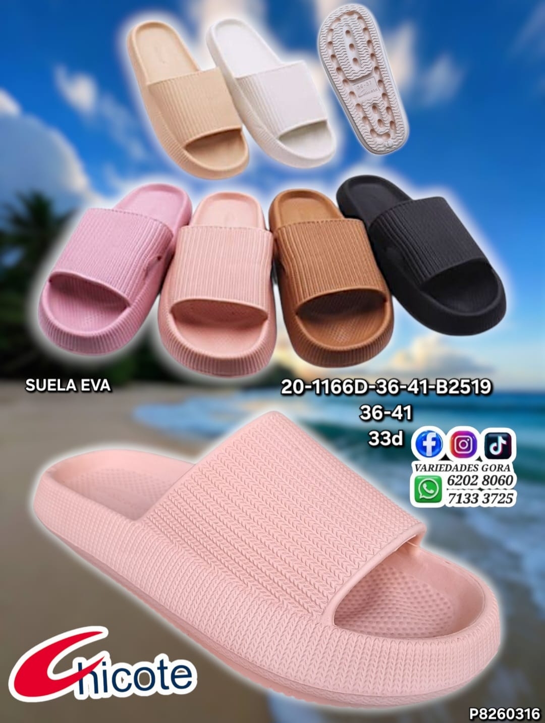 YINA DAMA CHICOTE 36-41 DE METER P8