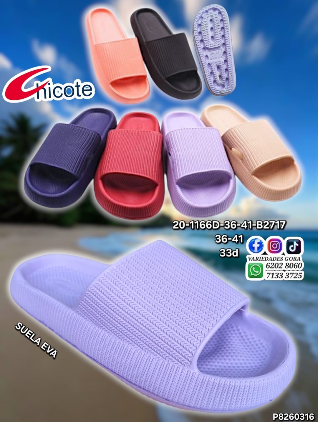 YINA DAMA CHICOTE 36-41 DE METER P8